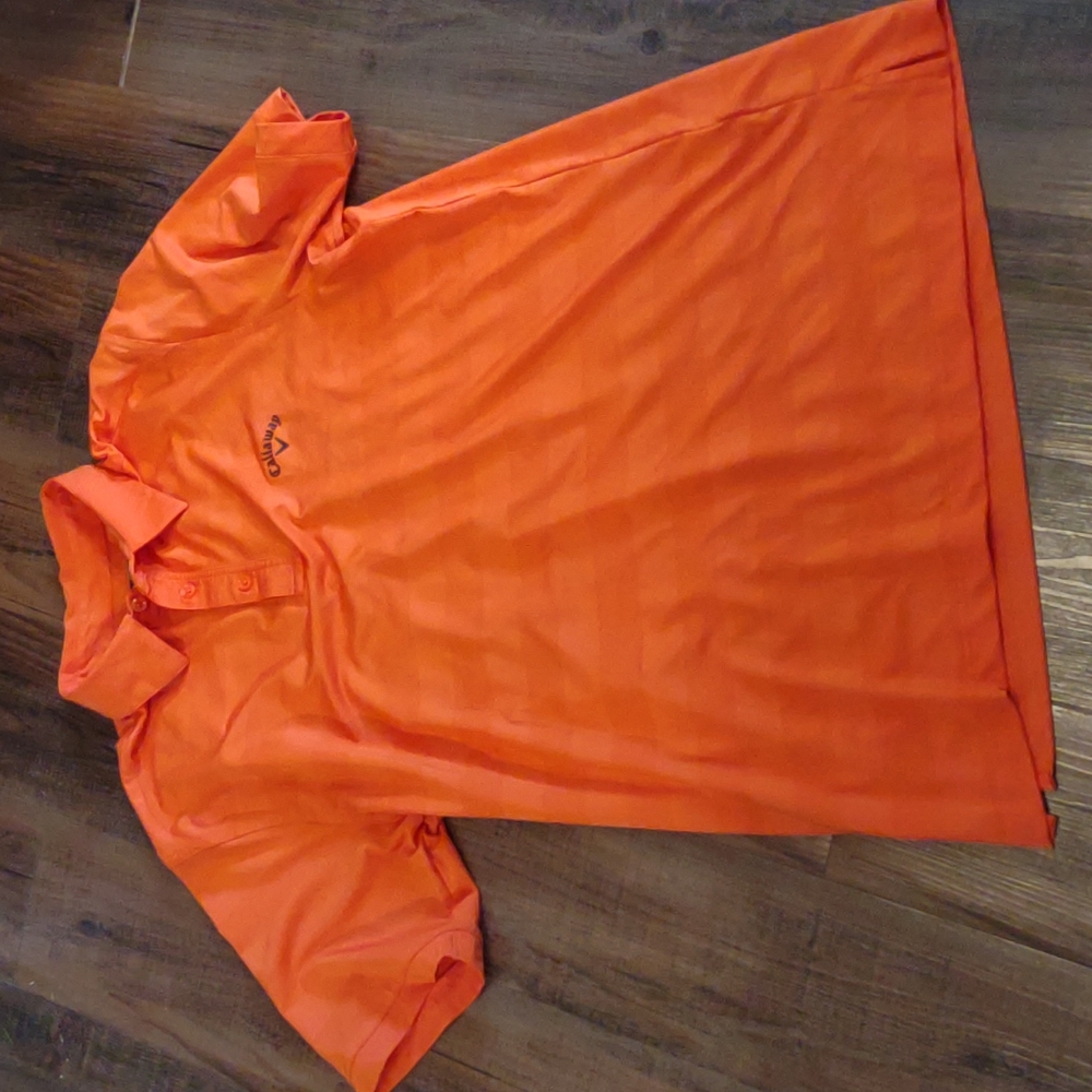 Callaway Orange Polo Shirt